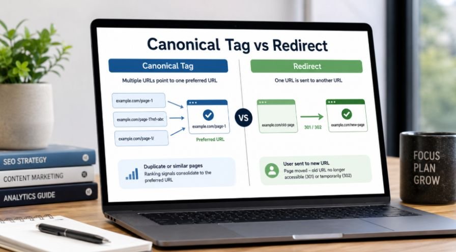Difference Between Canonical Tag and Redirect for SEO