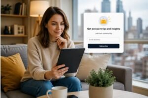 Give Visitors a Reason to Subscribe