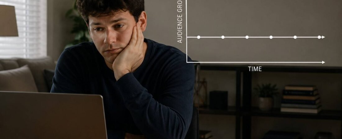 Why Audience Growth Feels Slow Even When You’re Publishing Consistently